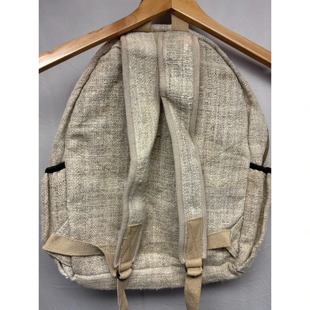 HEMP Backpack Eco-Friendly ReThink‎ Himalayan Beige Rucksack Casual NWOT Hippie